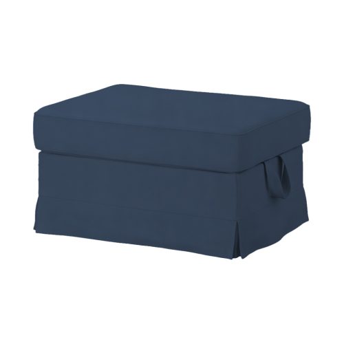 Husă pentru taburet Ektorp  - Ana albastru denim