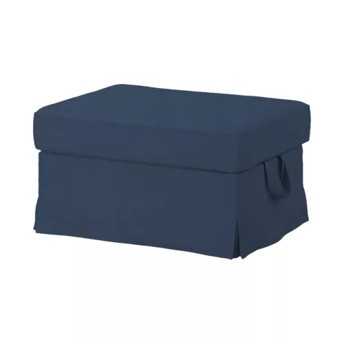 Husă pentru taburet Ektorp  - Ana albastru denim