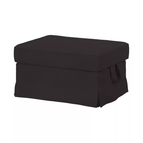 Husă pentru taburet Ektorp  - Ana gri inchis