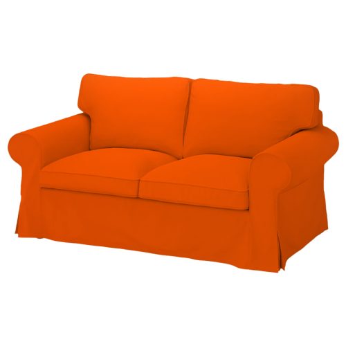 Husă de canapea Ektorp extensibilă pentru 2 persoane (model mai mare) - MV portocaliu