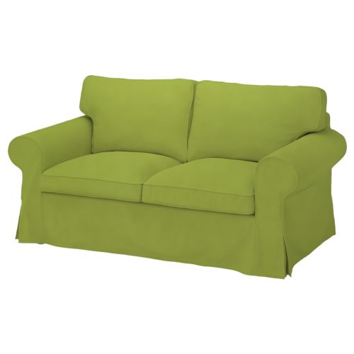 Husă canapea Ektorp extensibilă pentru 2 persoane (model mai mic) - Ana verde