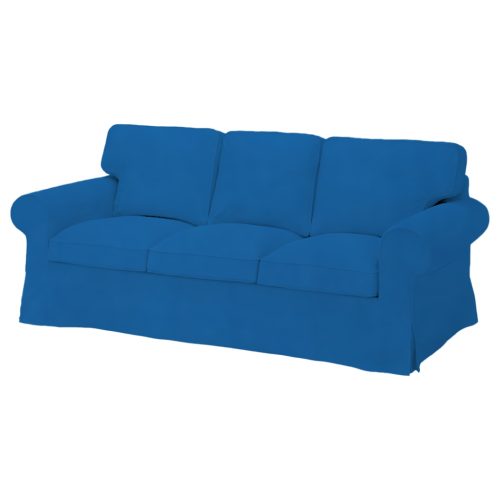 Husă de canapea Ektorp (Pixbo) extensibilă pentru 3 persoane - MV bleumarin
