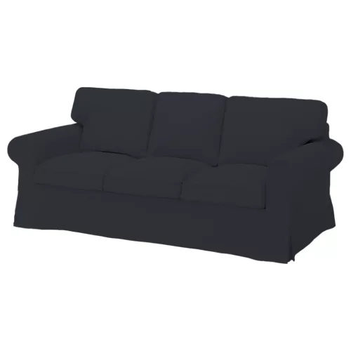 Husă de canapea IKEA Ektorp pentru 3 persoane, fixă - MV gri