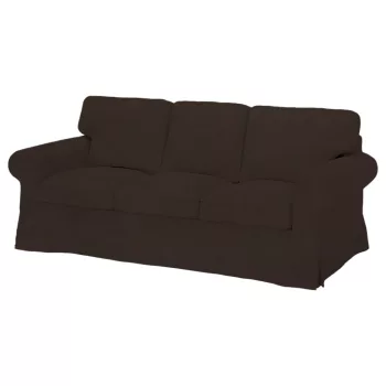   Husă de canapea IKEA Ektorp pentru 3 persoane, fixă - Ana maro inchis