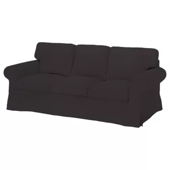   Husă de canapea IKEA Ektorp pentru 3 persoane, fixă - Ana gri inchis