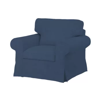Husă fotoliu Ektorp  - Ana albastru denim