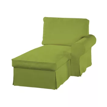   Husă pentru fotoliu șezlong Ektorp (cu cotieră pe dreapta)  - Ana verde