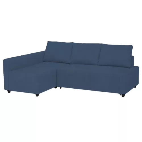 Husă de canapea Friheten - stânga - Ana albastru denim