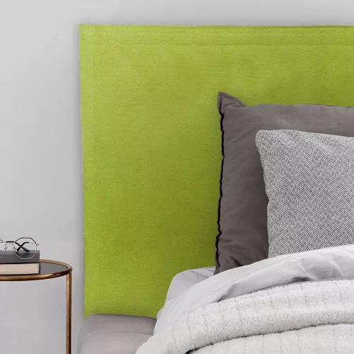 Panou textil tapițat pentru perete - verde