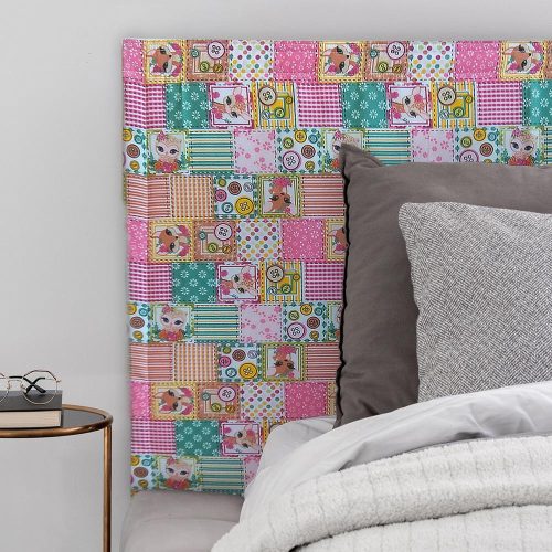 Patchwork mintás állatos falvédő