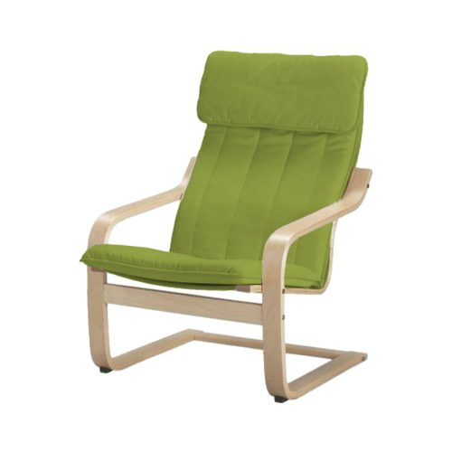 Husă fotoliu Poäng (normală)- Ana verde