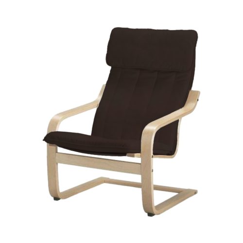 Husă fotoliu Poäng (normală) - Ana maro inchis