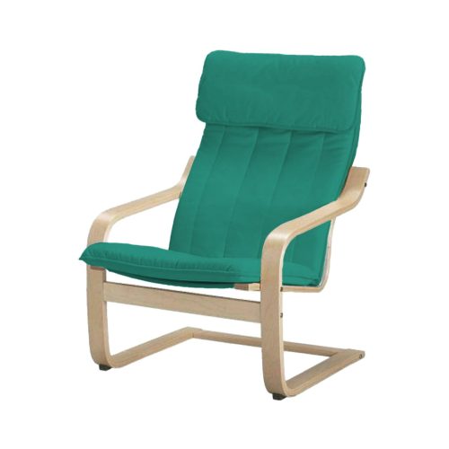 Husă fotoliu Poäng (normală) - Ana turcoaz