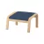 Husă pentru taburet IKEA Poang - Ana albastru denim