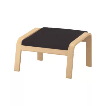 Husă pentru taburet IKEA Poang - Ana gri inchis
